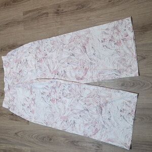 Lululemon Swift Mid-Rise Wide-Leg Pant *Gossamer Floral Vita Pink Multi Size 12